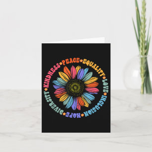 Weltfriedensstifter Sonnenblumenblumengestelle Karte