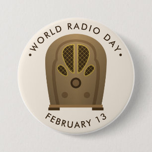 Weltfunktag Button
