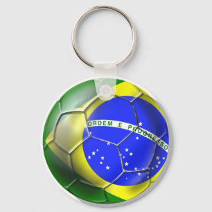 Weltfußball Brasilianerfußball Brasiliens Schlüsselanhänger