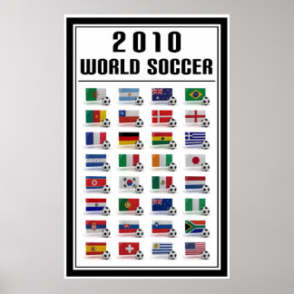 Weltfußball Poster
