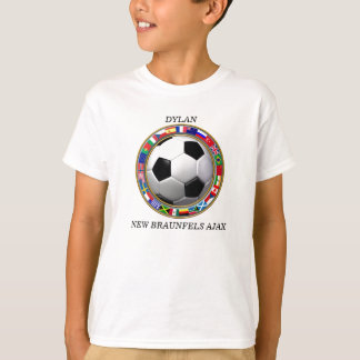 Weltfußball-Team-Shirt T-Shirt