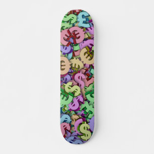 Weltgeldskateboard Skateboard