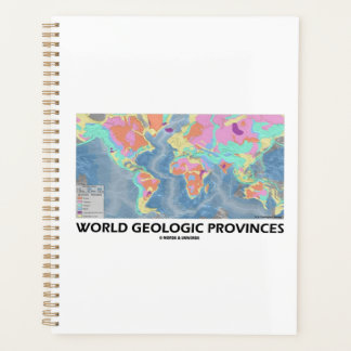 Weltgeologische Provinzen Weltkarte Geologie Planer