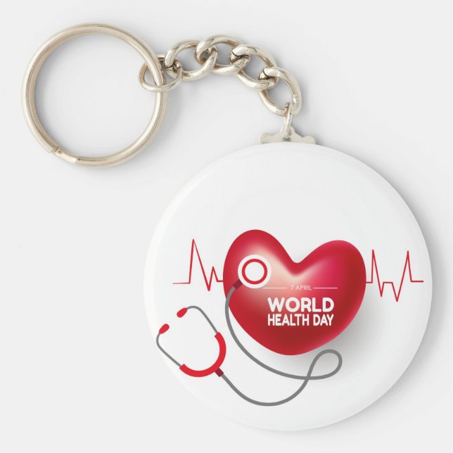 Weltgesundheitstag Schlüsselanhänger (Vorne)