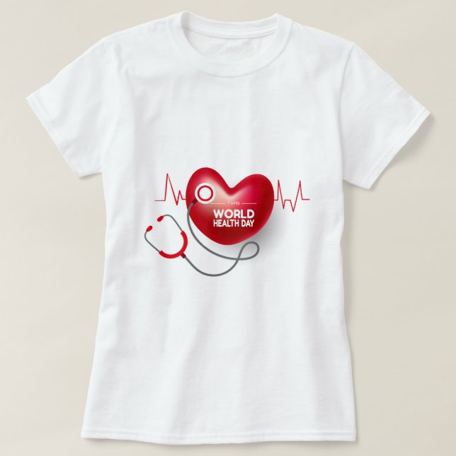 Weltgesundheitstag T-Shirt (Design vorne)