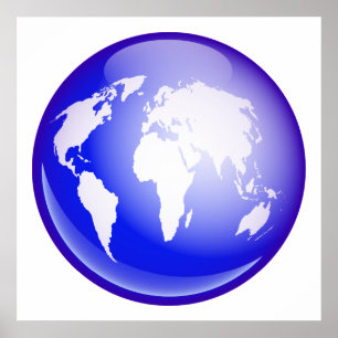 Weltglobe Poster