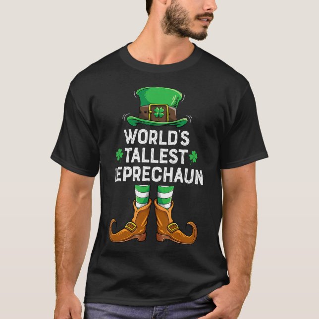 Weltgrößter Leprechaun Shirt St Patricks Day B (Vorderseite)