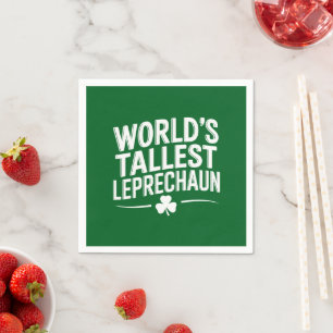 Weltgrößter Leprechaun St. Patrick's Day Serviette
