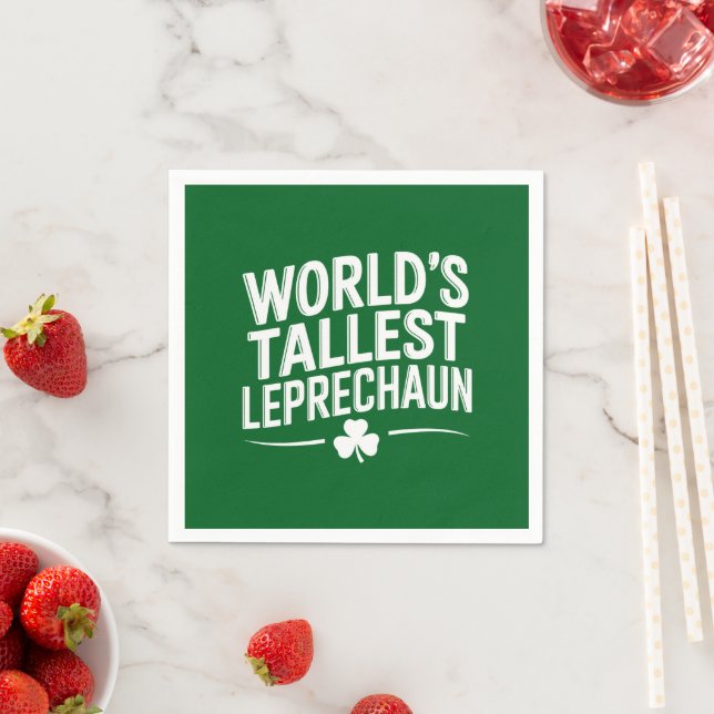 Weltgrößter Leprechaun St. Patrick's Day Serviette (Beispiel)