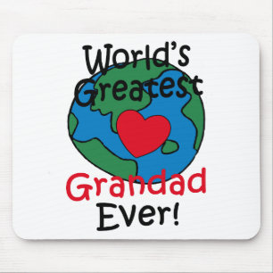 Weltgrößter Opa-Herz Mousepad
