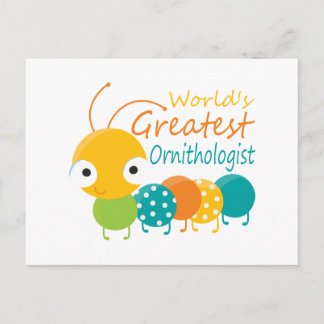 Weltgrößter Ornithologe Postkarte