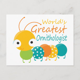 Weltgrößter Ornithologe Postkarte