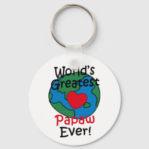 Weltgrößter Papaw-Herz Schlüsselanhänger