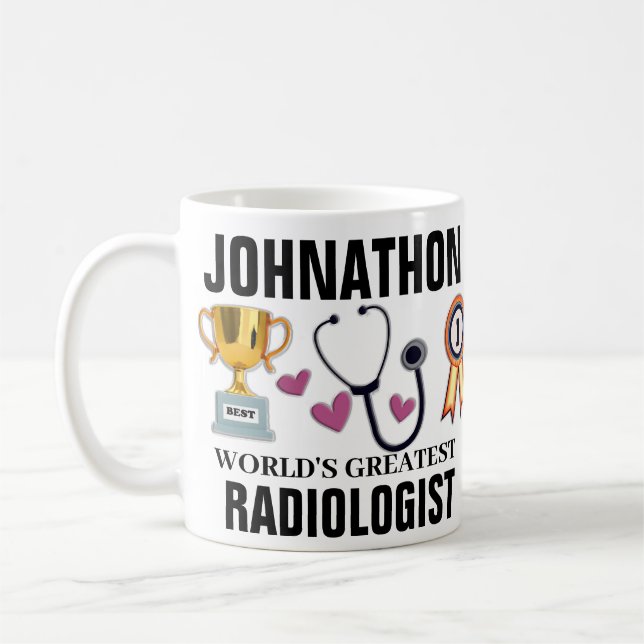 Weltgrößter Radiologe Kaffeetasse (Links)