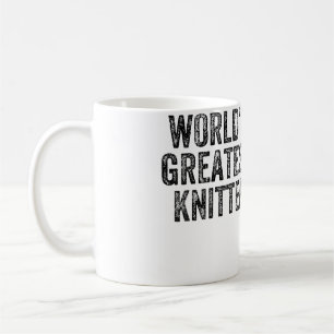 Weltgrößter Stricker Lustiger Strick- Und Häkelnde Kaffeetasse