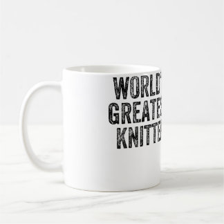 Weltgrößter Stricker Lustiger Strick- Und Häkelnde Kaffeetasse