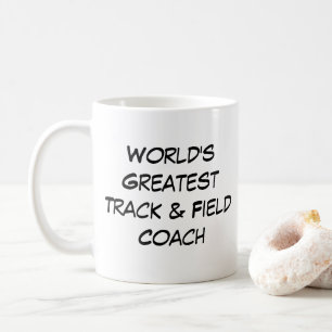 "Weltgrößter Trainer für Track & Field" Kaffeetasse