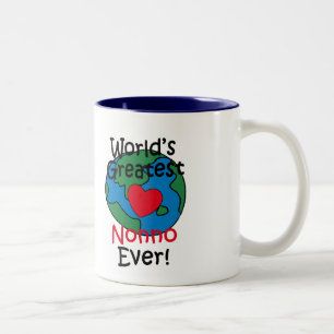Weltgrößtes Nonno-Herz Zweifarbige Tasse