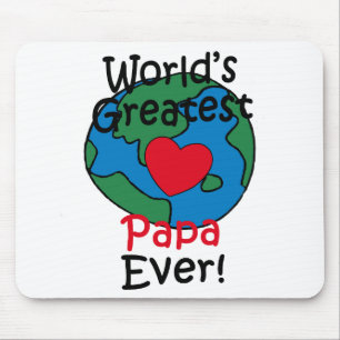 Weltgrößtes Papa-Herz Mousepad