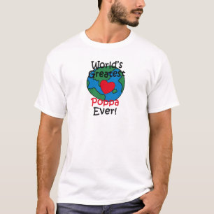 Weltgrößtes Poppa-Herz T-Shirt