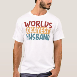 Welthaft Bester Ehemann Lustiges Gag-Geschenk T-Shirt