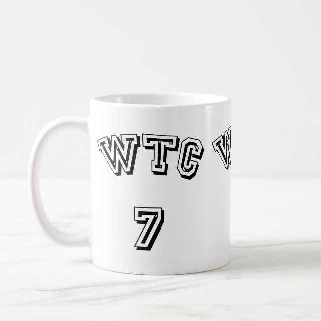 Welthandels-Mitte-Gebäude WTC 7 Tasse (Links)