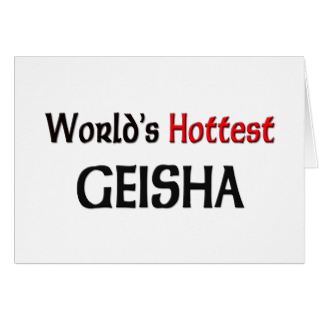 Weltheißeste Geisha (Vorderseite (Horizontal))