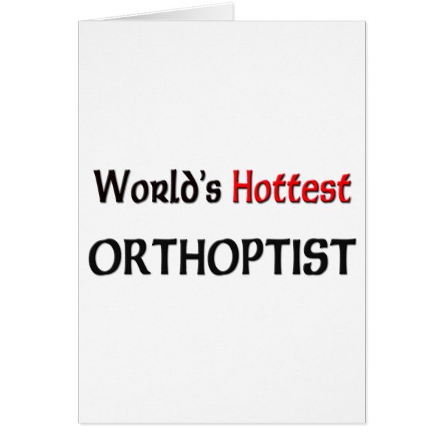 Weltheißester Orthoptist (Vorne)