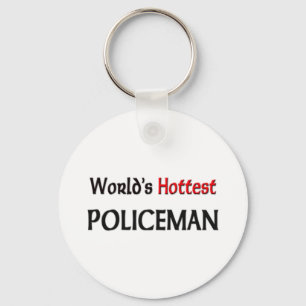 Weltheißester Polizist Schlüsselanhänger