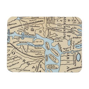 WELTKARTE2. jahrhundert Magnet