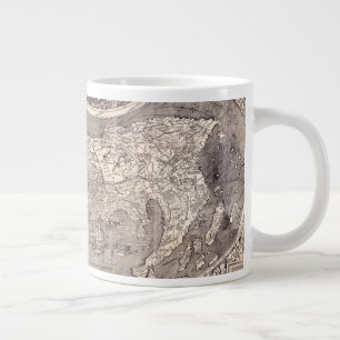 Weltkarte 1507 Jumbo-Tasse