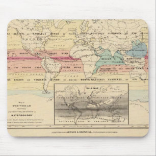Weltkarte 2 mousepad