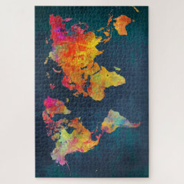 Weltkarte, 40,6 cm x 50,8 cm, 520 Stück, Puzzle, Puzzle