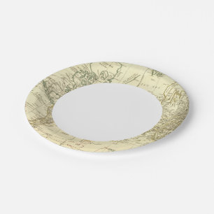Weltkarte 5 pappteller