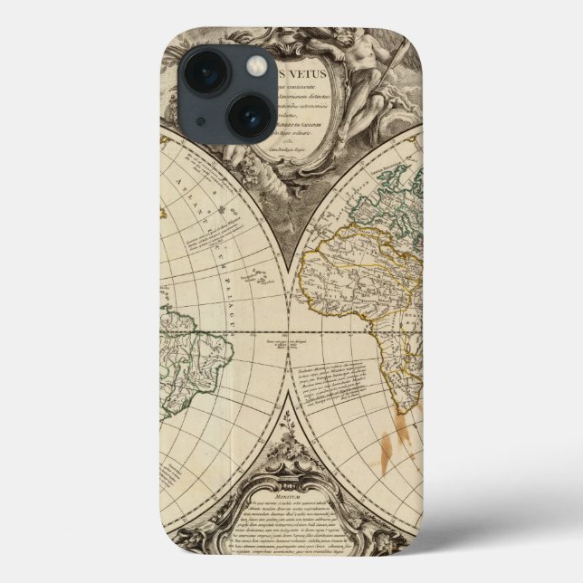 Weltkarte 8 Case-Mate iPhone hülle (Rückseite)
