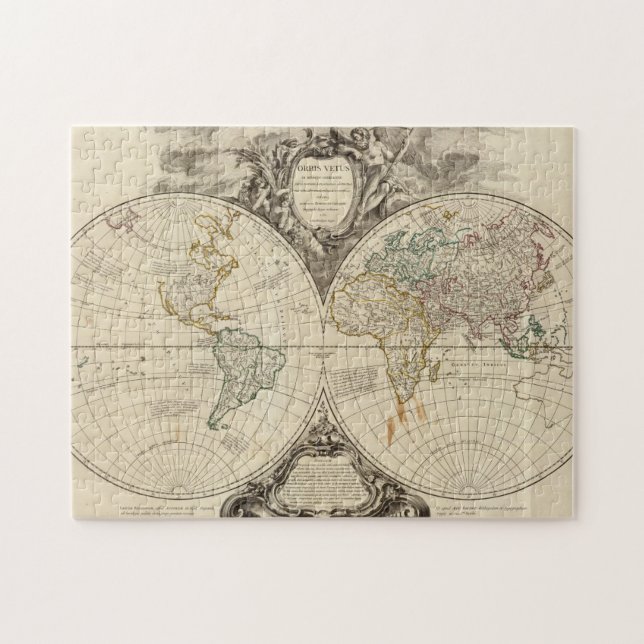 Weltkarte 8 puzzle (Horizontal)