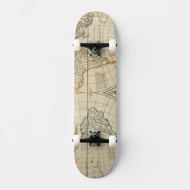 Weltkarte 8 skateboard (Vorderseite)