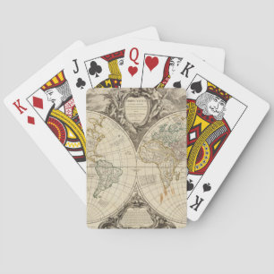 Weltkarte 8 spielkarten
