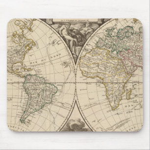 Weltkarte 9 mousepad