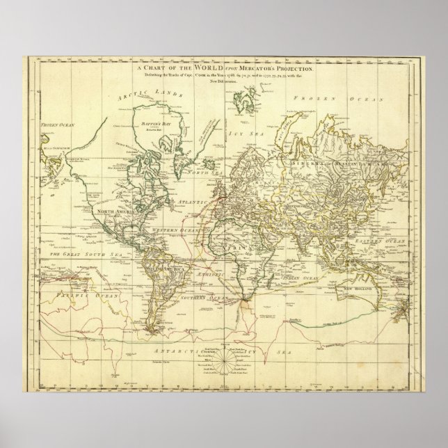 Weltkarte 9 poster (Vorne)