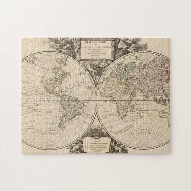 Weltkarte 9 puzzle (Horizontal)