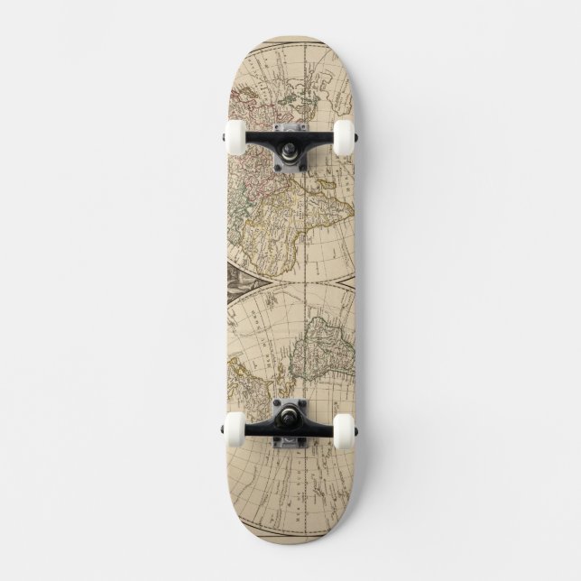 Weltkarte 9 skateboard (Vorderseite)