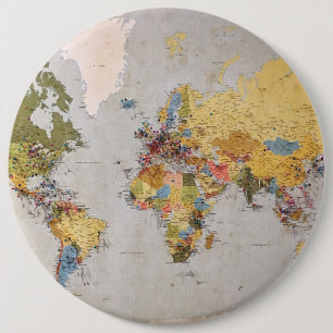 Weltkarte Button