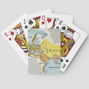 WELTKARTE, c1300. Spielkarten