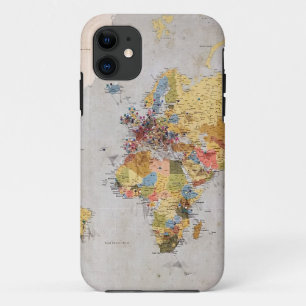 Weltkarte Case-Mate iPhone Hülle