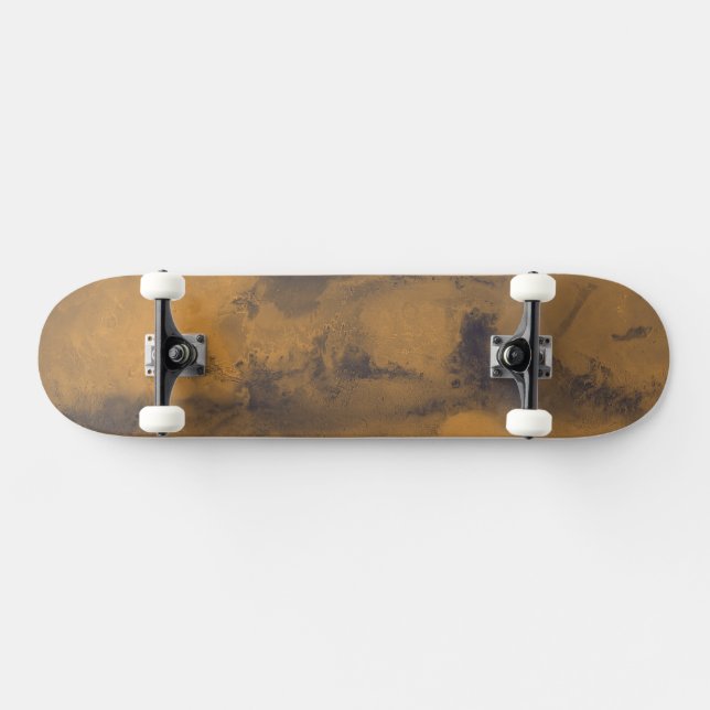 Weltkarte der Mars Roten Planeten per Satellit Skateboard (Horizontal)