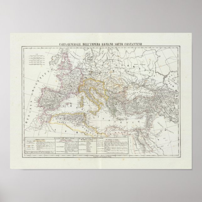 Weltkarte der östlichen Hemisphäre Poster (Vorne)