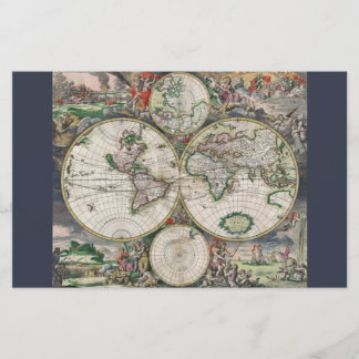 Weltkarte des 17. Jahrhunderts