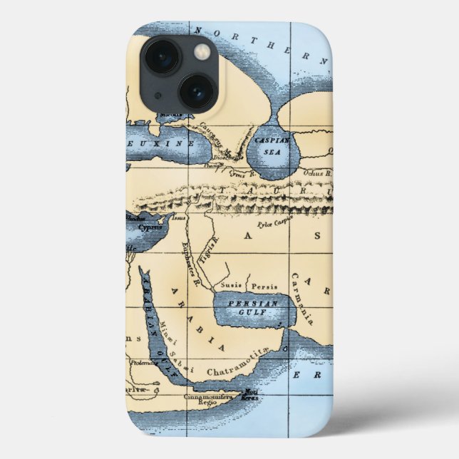 WELTKARTE: ERATOSTHEN Case-Mate iPhone HÜLLE (Rückseite)
