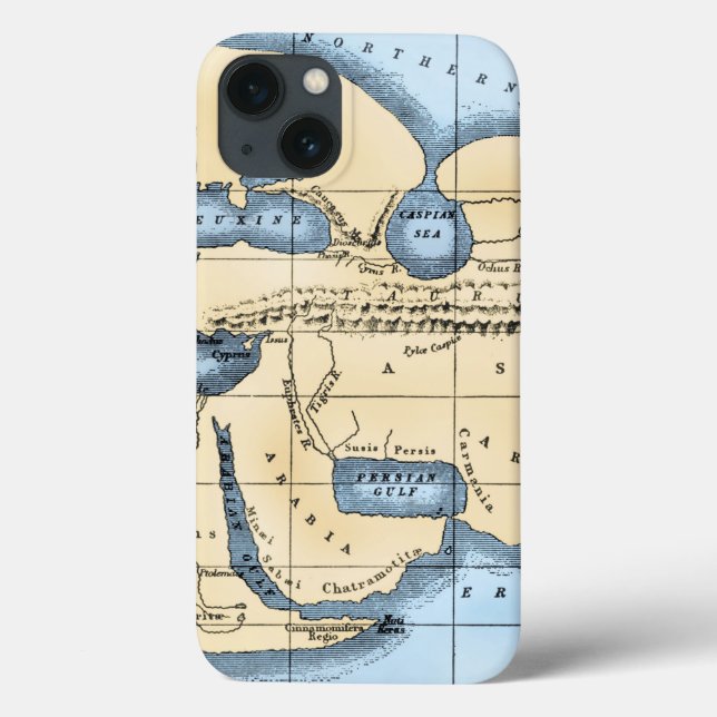 WELTKARTE: ERATOSTHENES Case-Mate iPhone HÜLLE (Rückseite)
